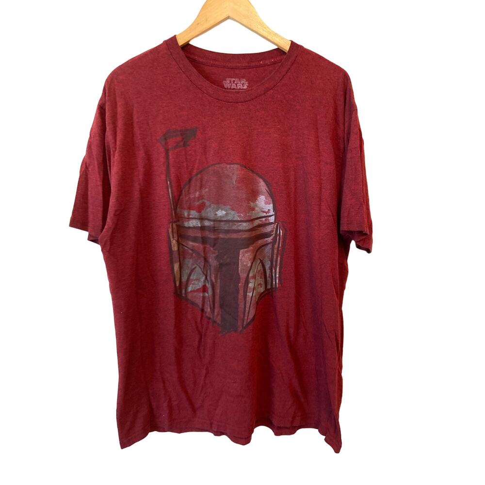 Star Wars Mandalorian Boba Fett Graphic T Shirt Nerd Star Wars Crew Neck Men XL
